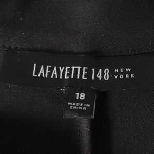 Black Lafayette 148 black cotton dress size 18